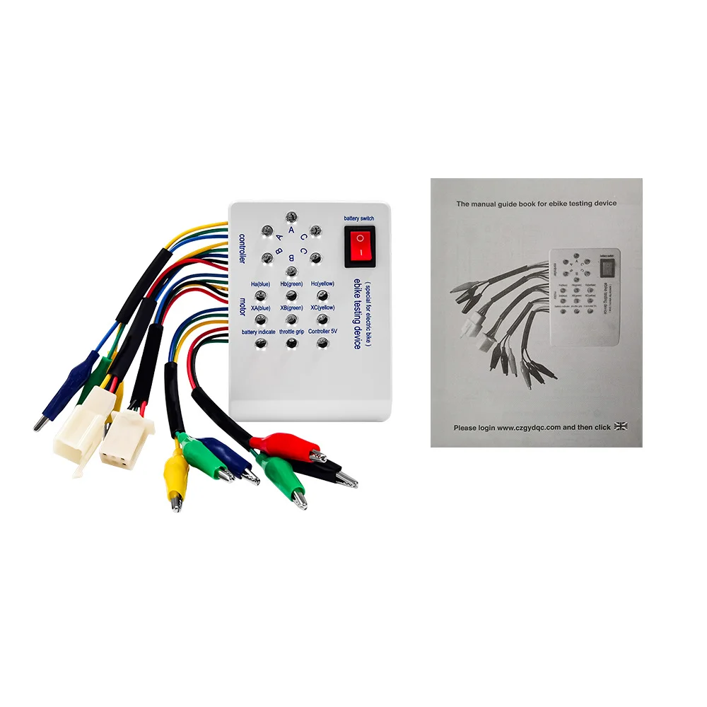 Bicicleta Elétrica Repair Kit Detector de Manutenção Motor sem Escova Hall Controller Tester Universal