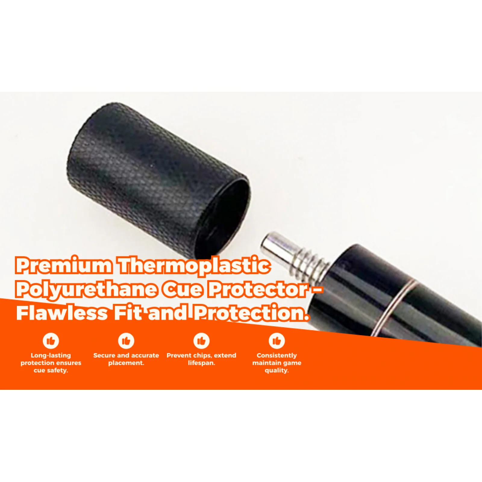 

Защитный инструмент для соединения и наконечника бильярдного кия из ТПУ-материала для ремонта и обслуживания наконечников кия