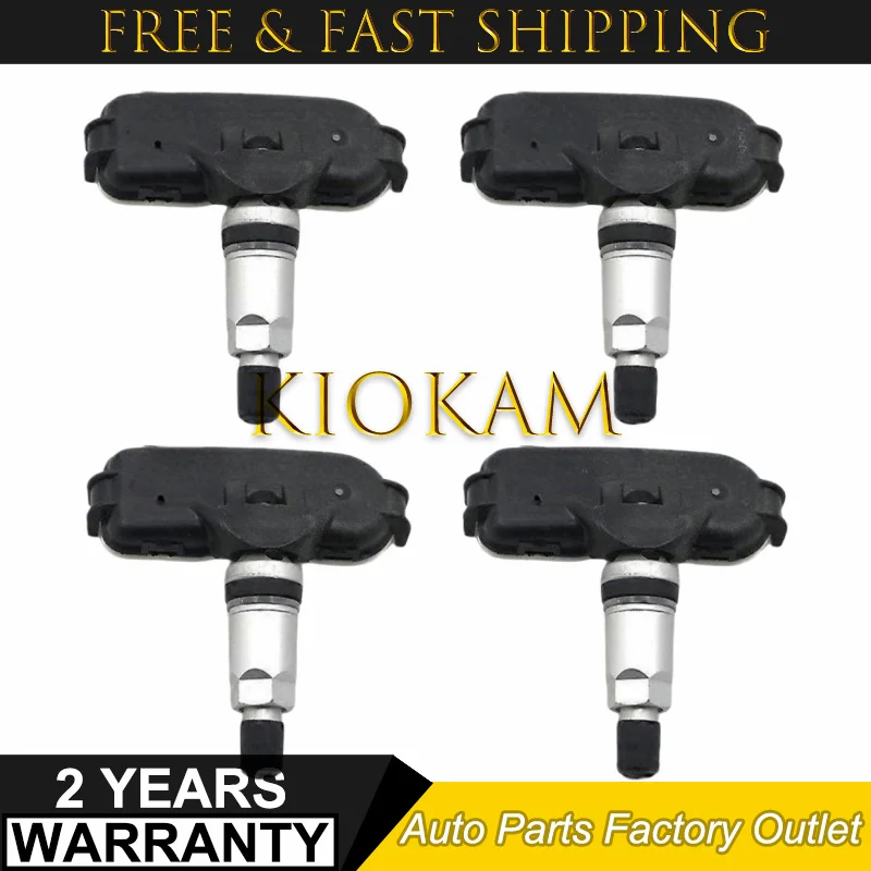 4Pcs 52933-3V100 529333V100 Tire Pressure Monitor Sensor for Hyundai i10 i40 VF ix35 Grandeur Azera Kia Sportage 2.0 433MHz