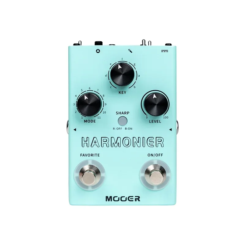 MOOER MVP2 HARMONIER Features 12 Keys, 11 Harmonic , Three Vocal Timbre Modes And Individually Adjustable Reverb Effects