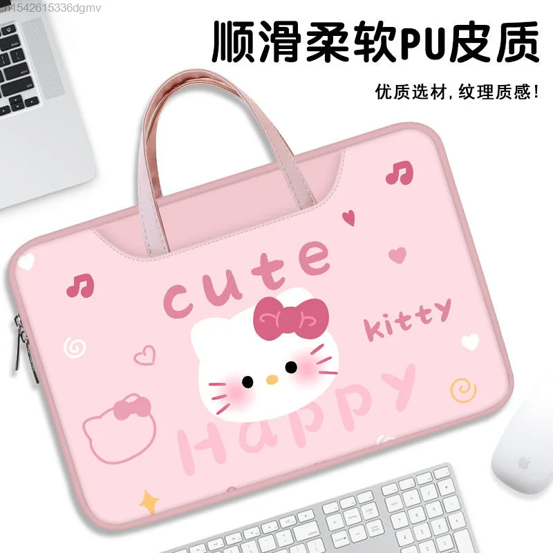 Sanrio Hello Kitty Pink Laptop Bag For 11 12 13 13.3 14 15 15.6 16 Inch Notebook Case Lenovo Xiaoxin Huawei Inner Tank Protector