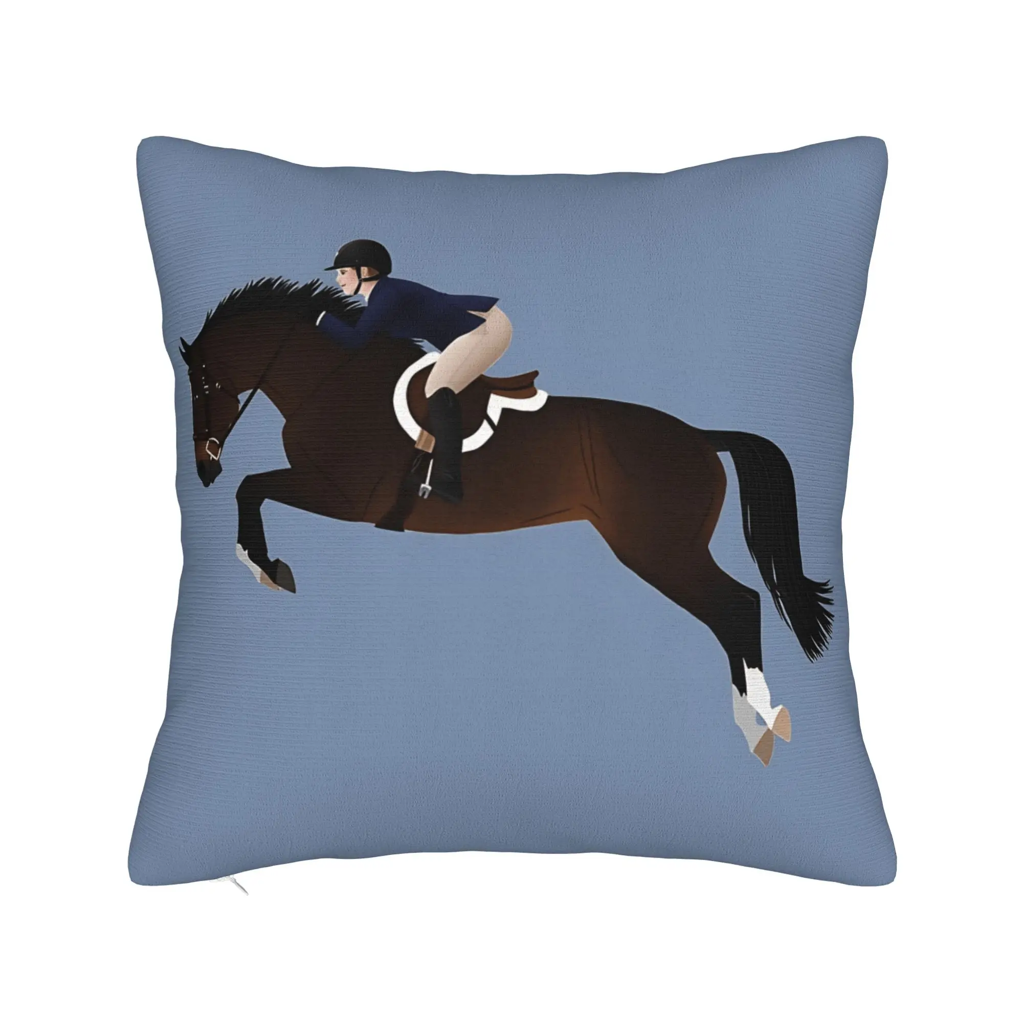 Equestrian Pillowcases  Kawaii Pillow Case For Wedding Party Home Decor Soft Pillow Cover