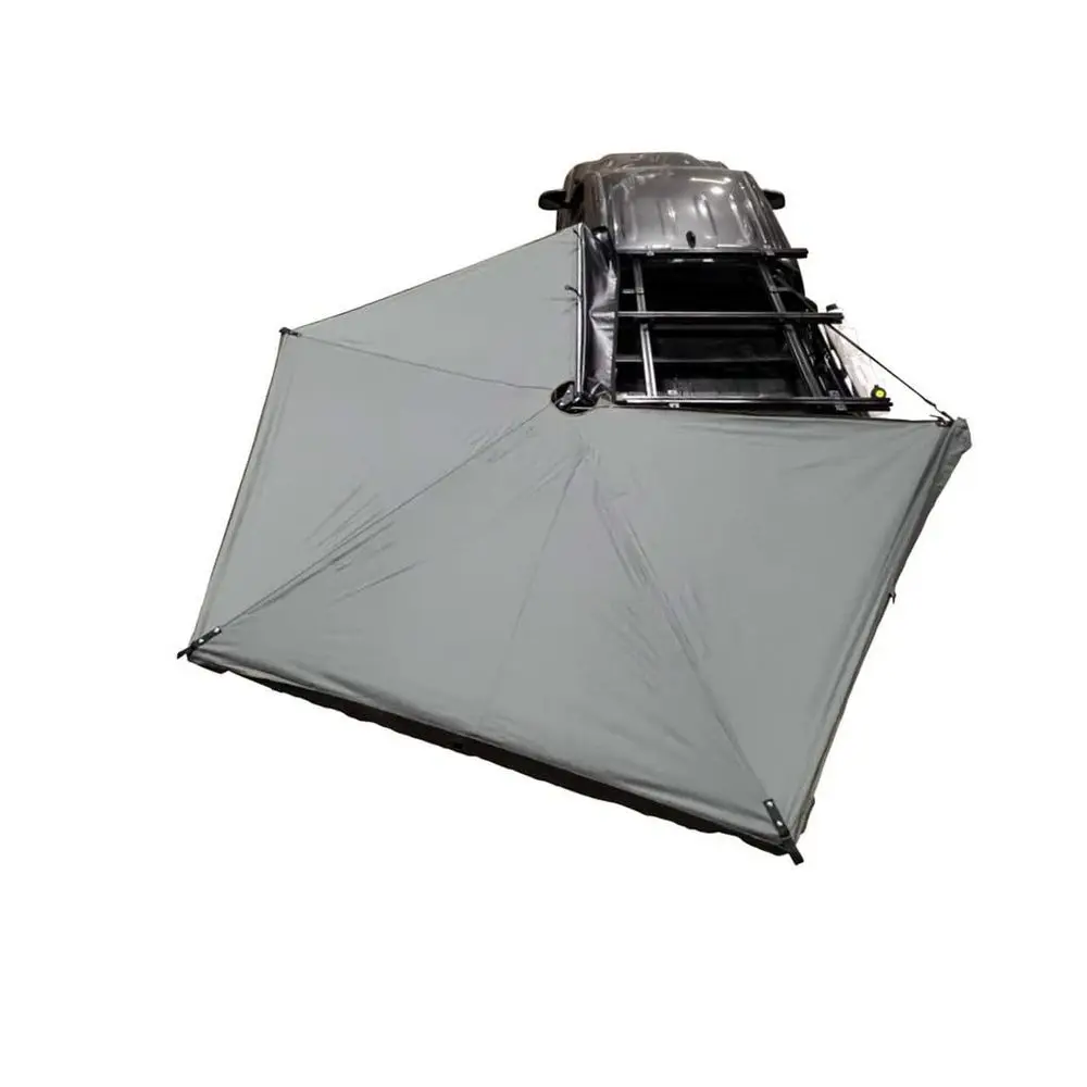 

19679907 HD Nomadic 270 LTE Awning Driver Side 65 Sq Ft of Coverage Dark Gray Fabric with Black Travel Cover Included Twist and