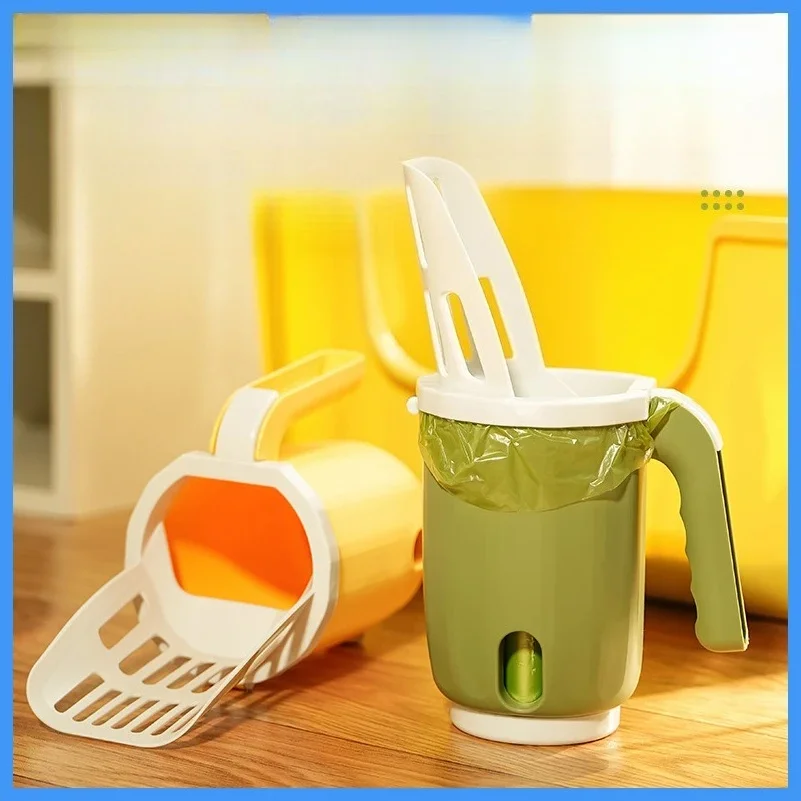 

Cat manure shovel pet integrated cat litter shovel set detachable cleaning garbage collector cat toilet storage box cat supplie