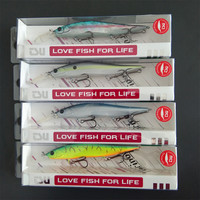 4pcs 98mm 10g SP Tungsten Weight System Long Casting Suspend Minnow Fishing Lure 2.2m AURORA 98SP Hard Bait For Bass Pike