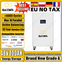 100Ah 51.2V Lithium Iron Phosphate Batteries BMS Smart APP Control High Performance for E-boat Car motor RV Inverter Solar Light