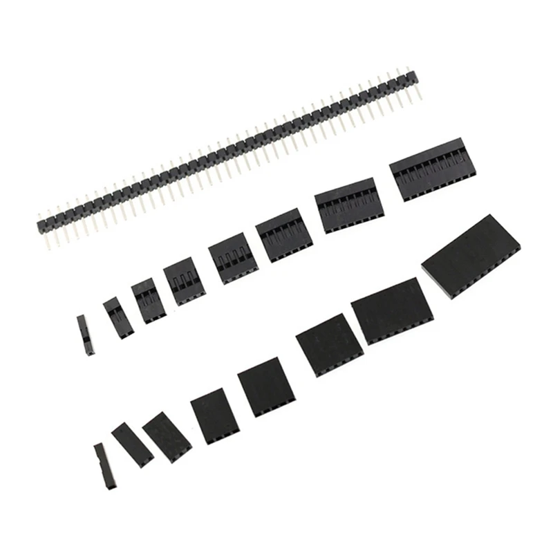 1450Pcs Dupont Connector 2.54Mm, Dupont Connector Kit PCB Headers Male Female Pins Electronics, Terminal Connector Kit