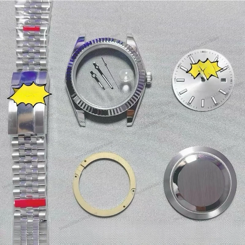 For Watch Accessories 41 Case Complete Set Compatible with 2824 2836 3235 Movement Case Complete Set