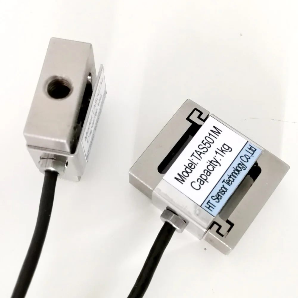 0.5kg,1kg,2kg,3kg,5kg,10kg,20kg,50kg  Miniature S type load cell sensor for comression and tension measurement TAS501M