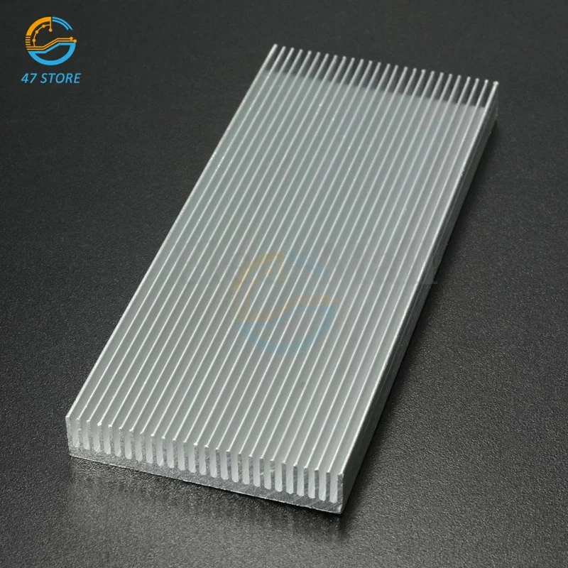 100x41x8mm Aluminum Heatsink Radiator Heat Sink for Speed Controller Circuit Board LED Driver Power IC Transistor Computer