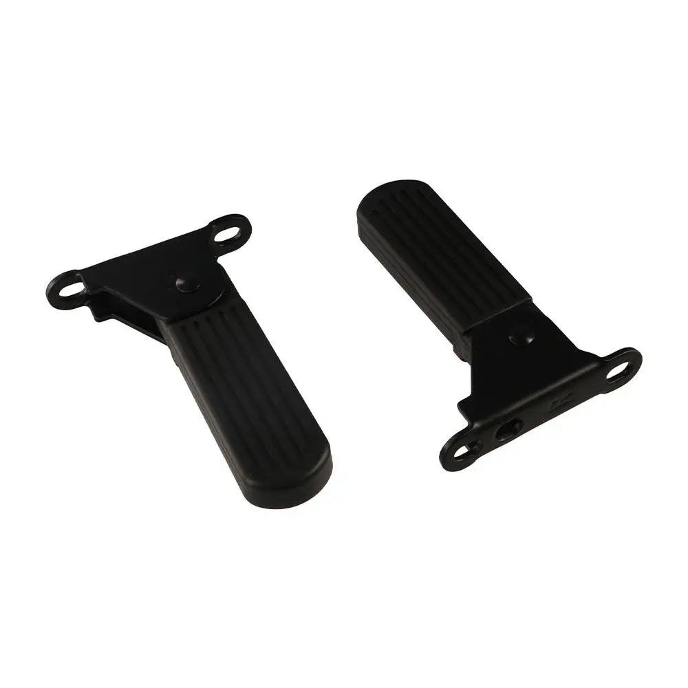 1 Pair Stable Seats Treadle Convenient Universal Bike Rear Pedals Plastic Anti-rust Bicycle Rear Seat Pedal Battery Car