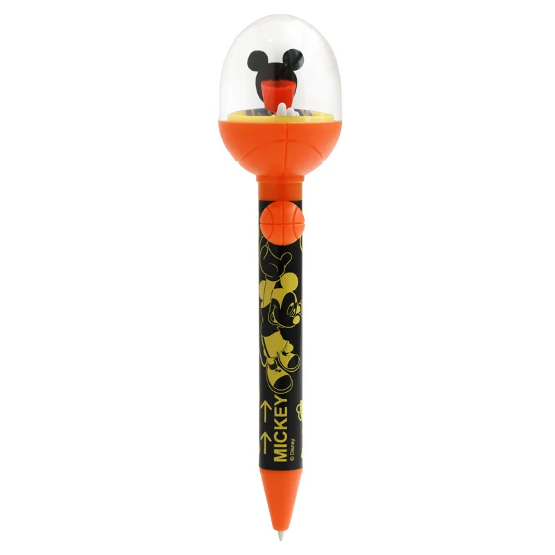 Authentieke Disney Mickey En Minnie 3d Modellering Pen Briefpapier Creatieve Cartoon Student Balpen Schattige Beperkte Handtekening Pen