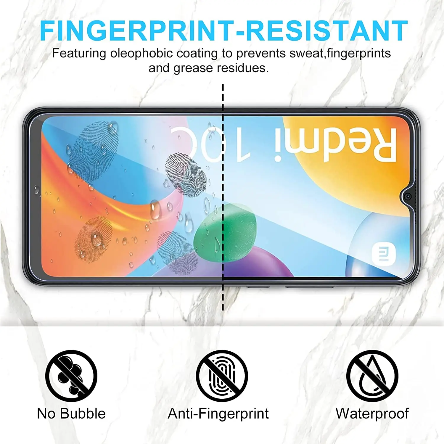 

For Xiaomi Redmi 10C HD Screen Protector Glass