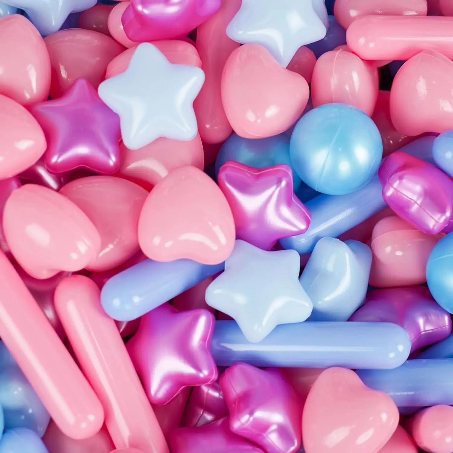 Ball Pit Balls for Baby and Toddler, 200pcs Phthalate Free BPA Free Crush Proof Plastic Mixed Colors Pit Balls Play Toys for Kid