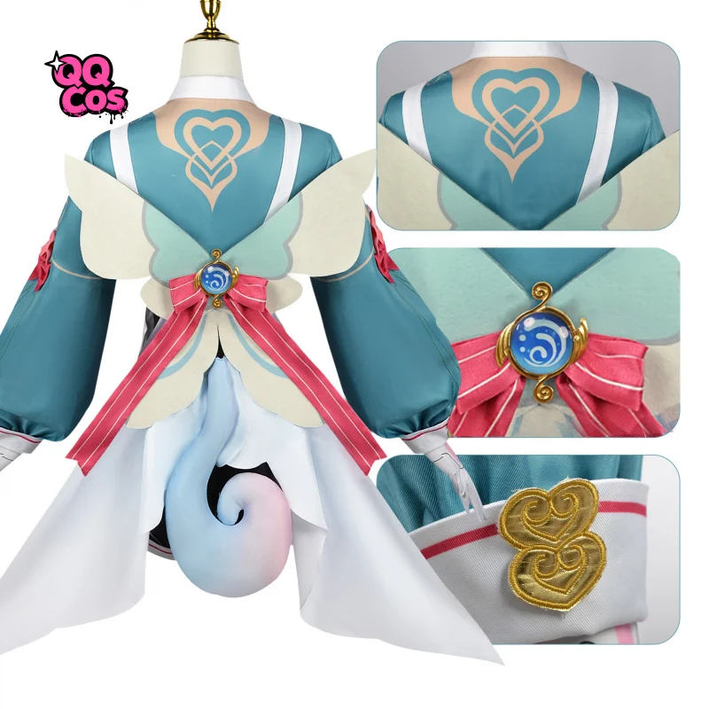 Genshin Impact Sigewinne Косплей Костюм Хэллоуин Карнавал Вечеринка Рождественская одежда для ролевых игр Одежда QQ Cos