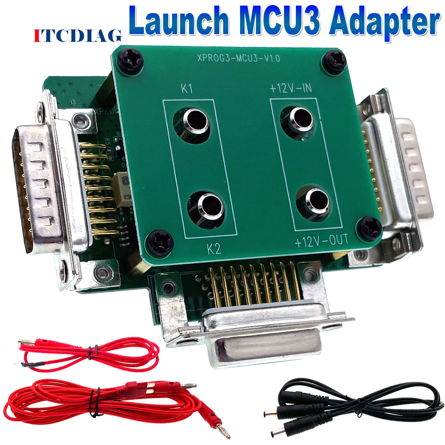 Launch MCU3 Adapter for X431 X-PROG3 Key Program XPROG3 for Mercedes/Benz All Key Lost Kit Anti-theft Adapter ECU TCU Reading