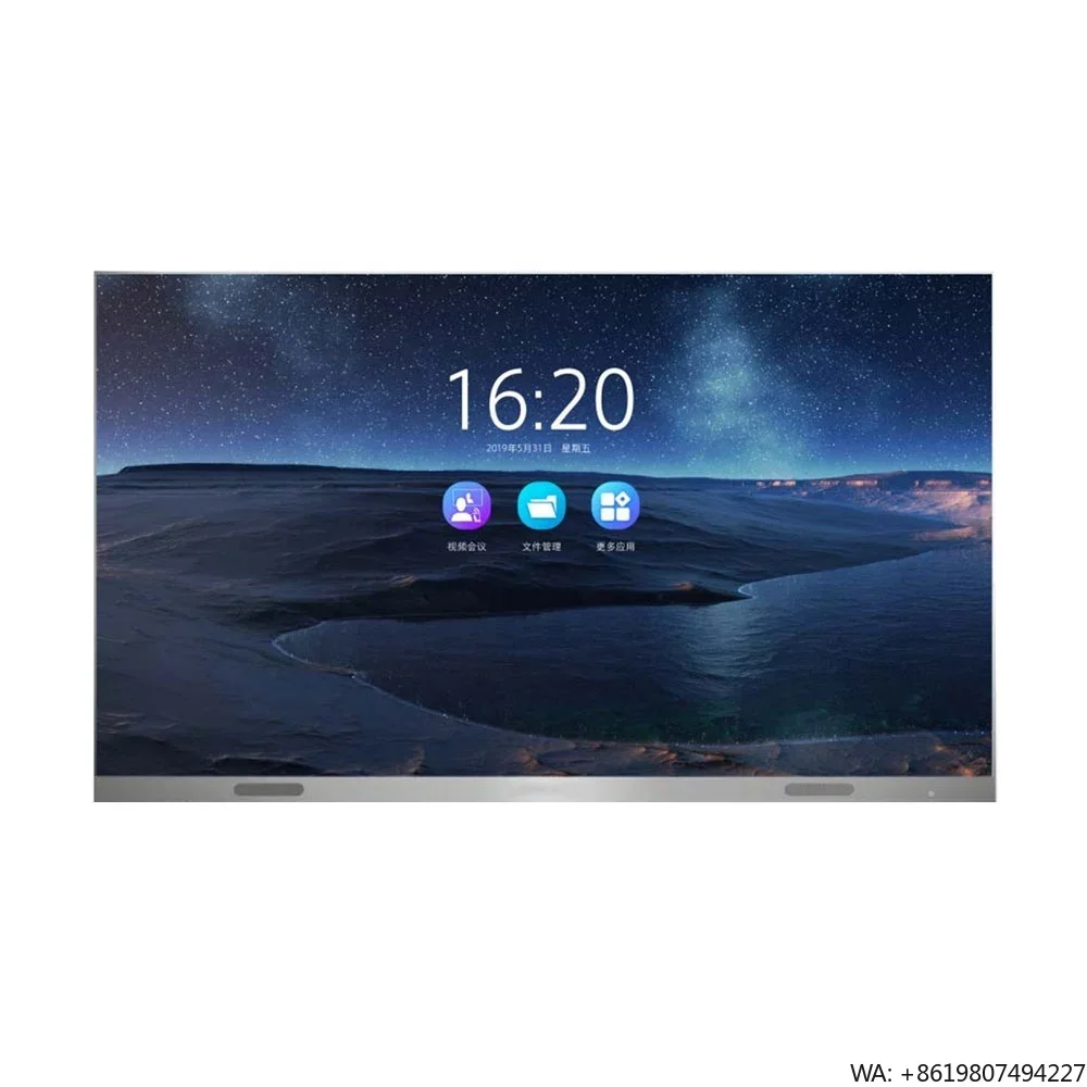 135-дюймовый сверхбольшой настенный LED-дисплей Ultra HD для конференц-залов, видеоконференций и презентаций
