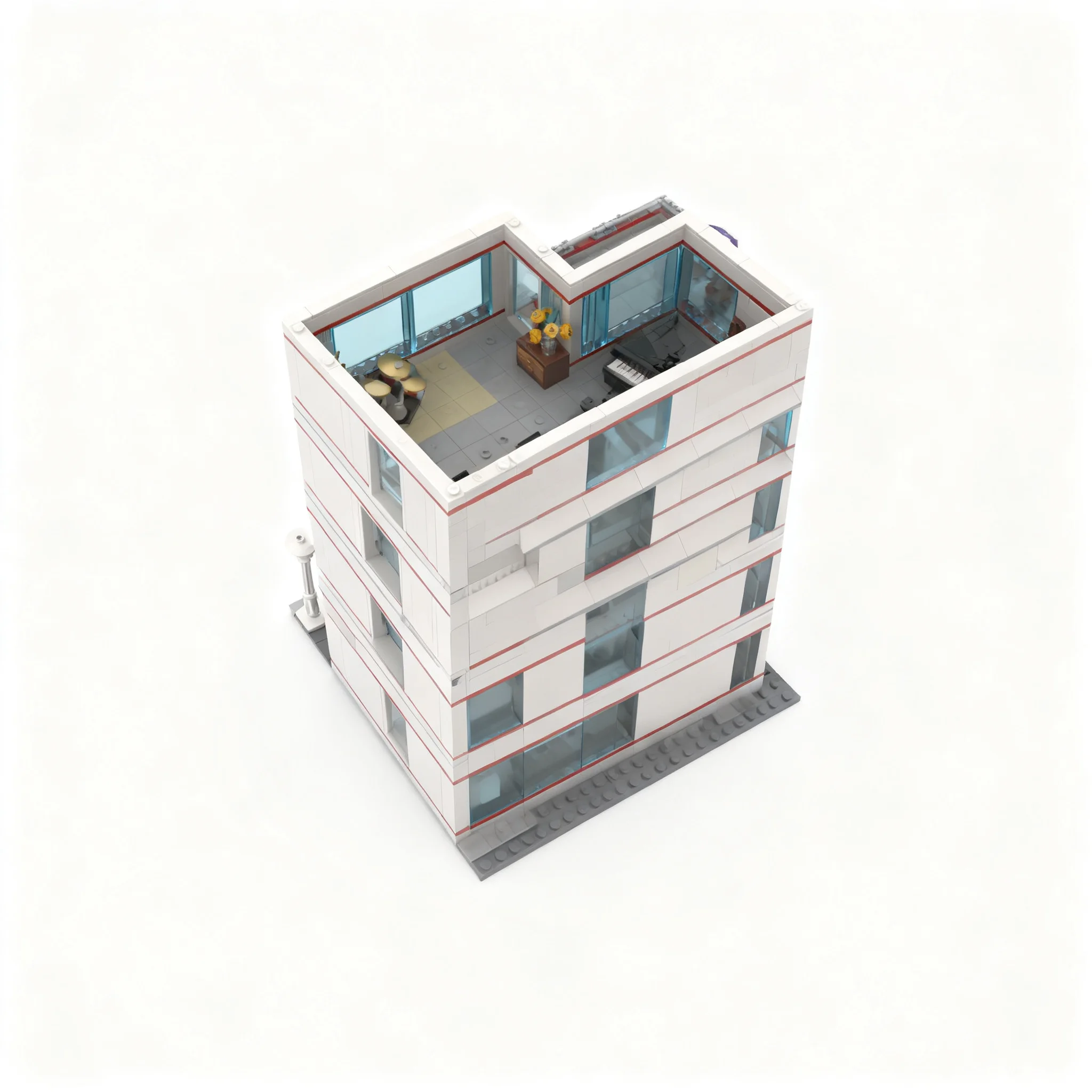 1776pcs MOC City Hospital Modular Hospital MOD Extension Model Toy Building Blocks Construction Christmas Gift Education Brick