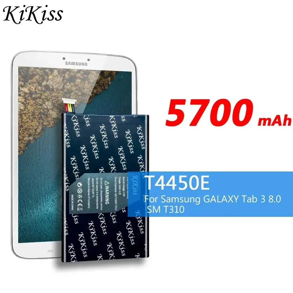 

T4450E For Samsung Galaxy Tab 3 8.0 SM T310 T311 T315 Premium Replacement 6300mAh Tablet Battery