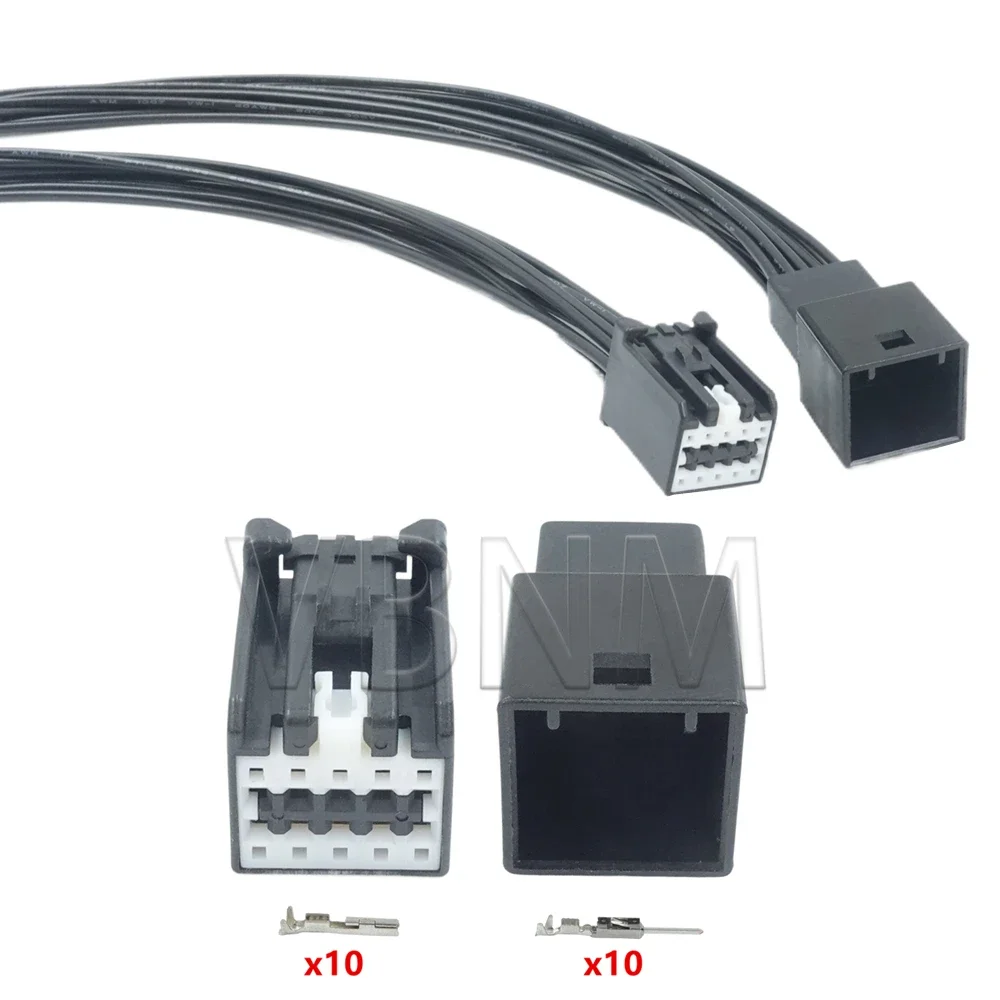 10-poliger AIT2PB-10P-2AK Automobilstecker für Rückspiegel, Rückfahrspiegel, Kabelbaumstecker für Ford, Cadillac, GMC Fahrzeuge – Detail 2