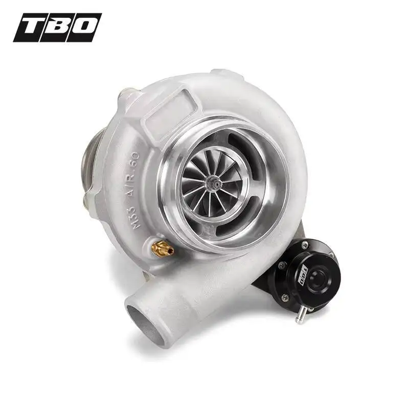 

TBO GTX2871R-53 Колесо компрессора заготовки A/R. 64 5-болтовый шарикоподшипник T25 Универсальный гоночный автомобиль GT2871 Турбокомпрессор GT28 Турбина