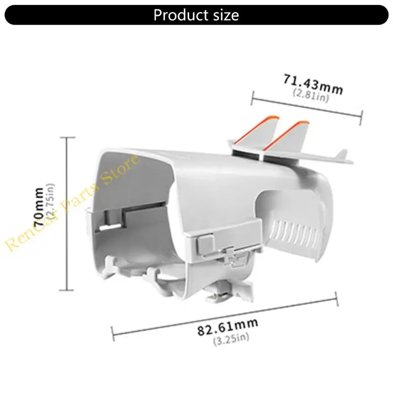 ドローンバッテリーロック機構耐衝撃設計FLIP用カバーABS