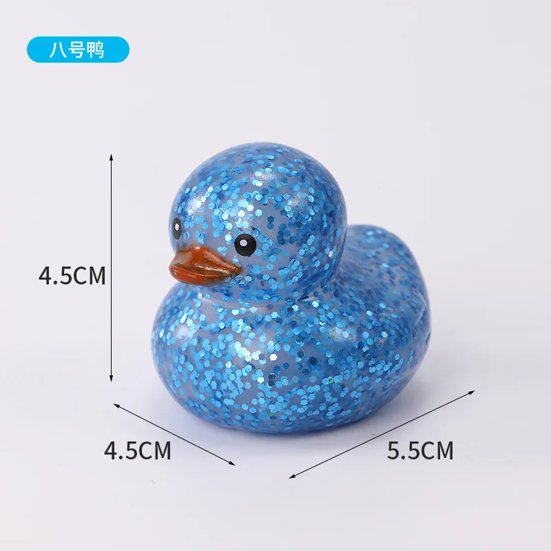 Car Dashboard Decoration Duckling Rubber Floater Duck Sunglasses for Kids Baby Bath Toy Ducky Assortment Swimming Party Favors