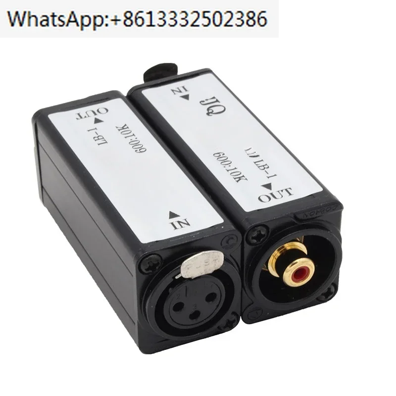 

LB-1600: 10K balanced to unbalanced audio converter to lotus Frequency response: 20-20khz