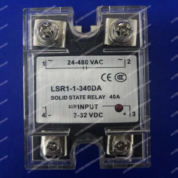 SR1-1-340DA Rated voltage 3-32VDC current 40A 24-340VAC single phase solid state relay