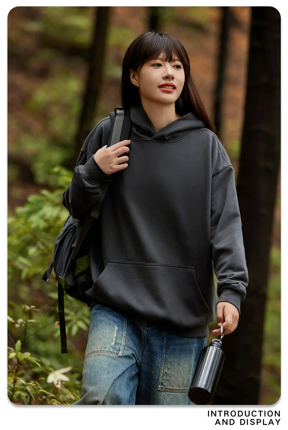 IEFB New Autumn Men's Sweatshirts Hooded Solid Color Lager Pocket Casual Thick Menswear Loose Pullover Male Hoodies 9W424