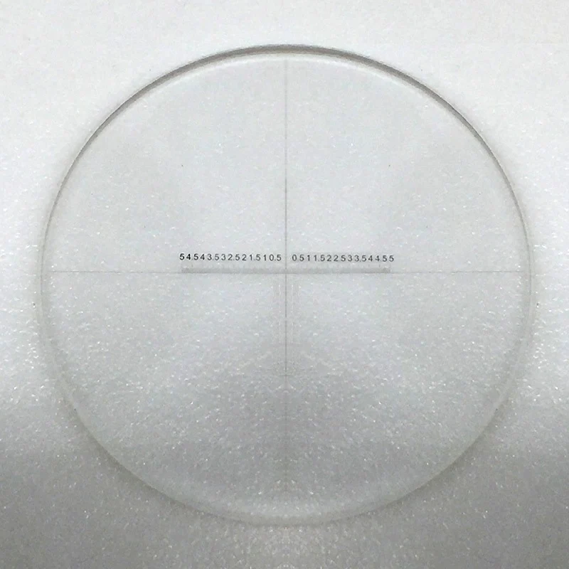 Reticolo dell\'oculare del mirino del mirino di 927mm del micrometro del microscopio di vetro ottico 0.05 per la misura