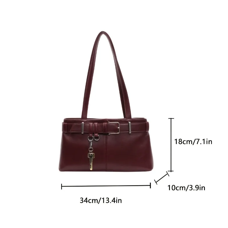 حقيبة كروس بإبزيم حزام بتصميم صغير جديد لعام 2025 |   حقيبة كتف تحت الإبط على طراز الدراجة النارية للنساء |   حقيبة يد جلدية PU