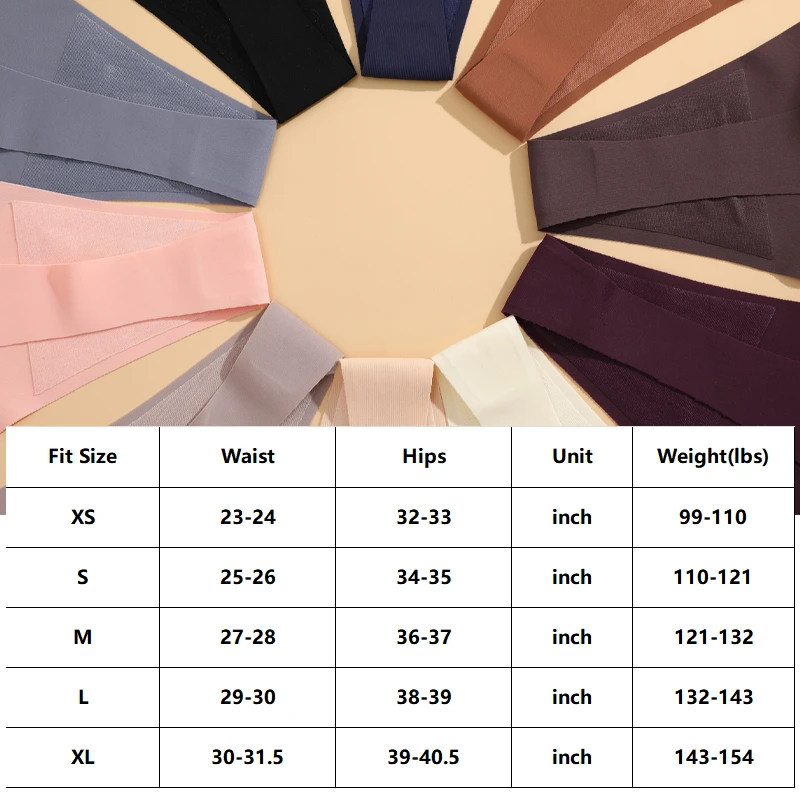4PcsSet Seamless Ultra-thin Underwear Women Sexy Thin Belt Panties Female High… - Image 6