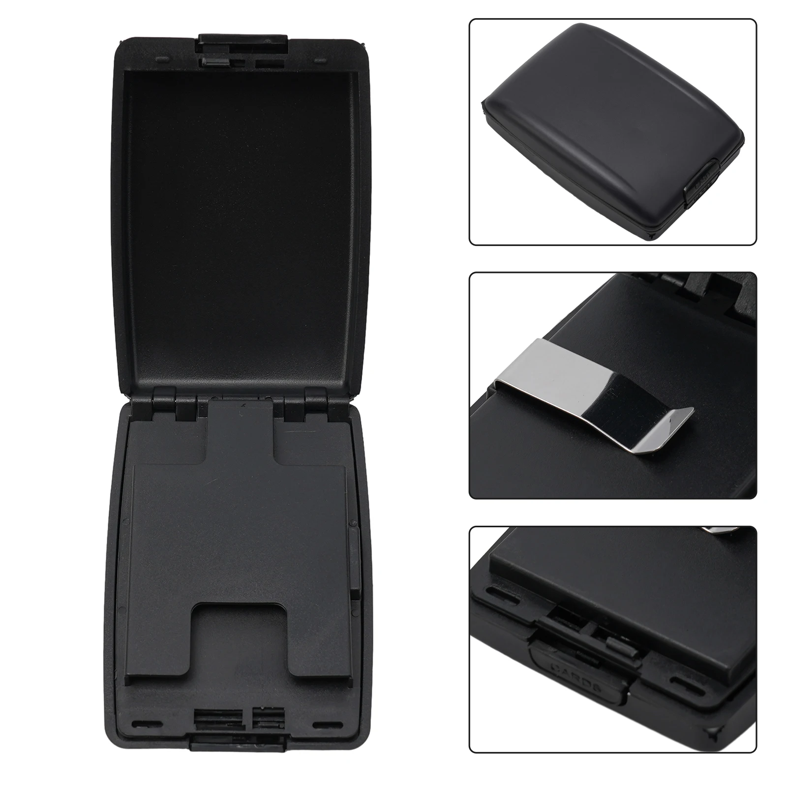 Stainless Steel Wallet Holder RFID Security Technology Anti-theft Aluminum Alloy Wallets 6 Credit Cards Clip Fashion Mens Wallet