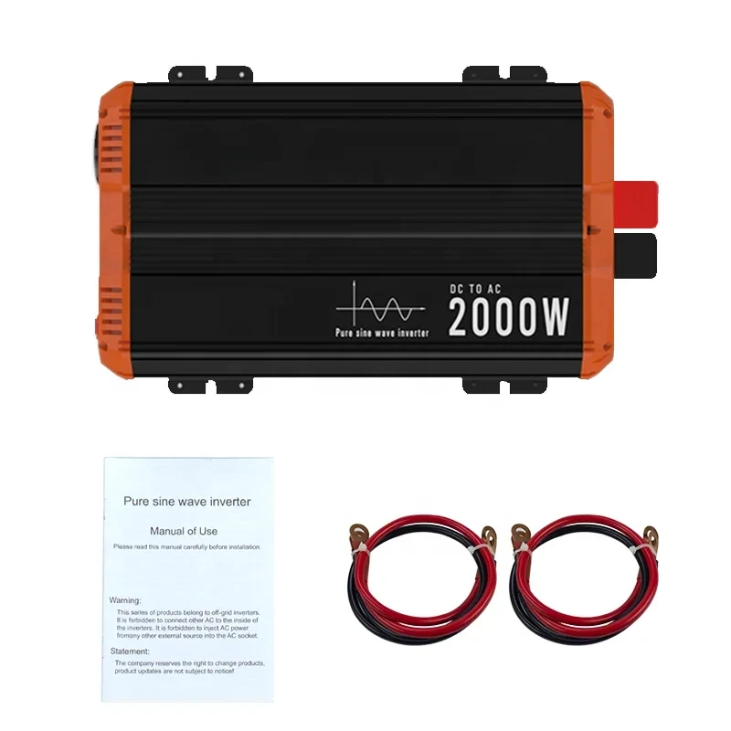 brand inverter 2000w pure sine wave DC/AC power converter with OEM produce