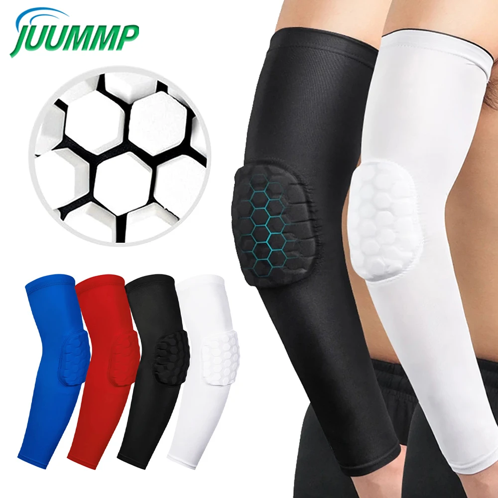 1Pcs/2Pcs Elbow Pads, Basketball Shooter Sleeves, Collision Avoidance Hex Padded Elbow for Volleyball Football Baseball Cycling