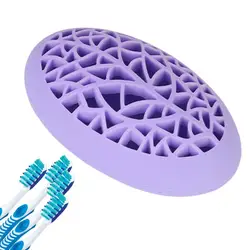 Silicone Makeup Brush Holder Organizer Face Brush Silicone Desktop Organizer Smooth Paint Brush Holder For Toothbrushes Pens