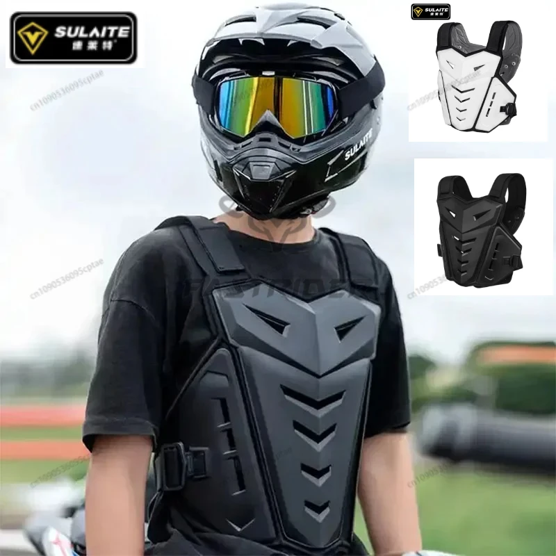 

SULAITE Motocross Body Armor Motorcycle Jacket Motocross Moto Vest Back Chest Protector Off-Road Dirt Bike Protective Gear