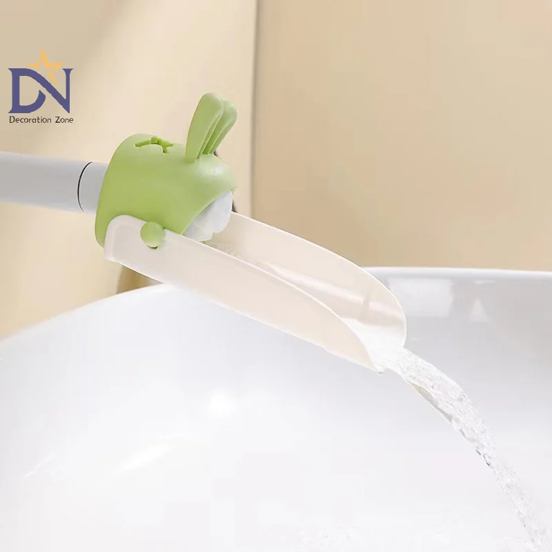 Cartoon Faucet Extender Convenient Device Cute Sink Faucet Extender Rabbit Splash-proof Baby Hand-washing Faucet