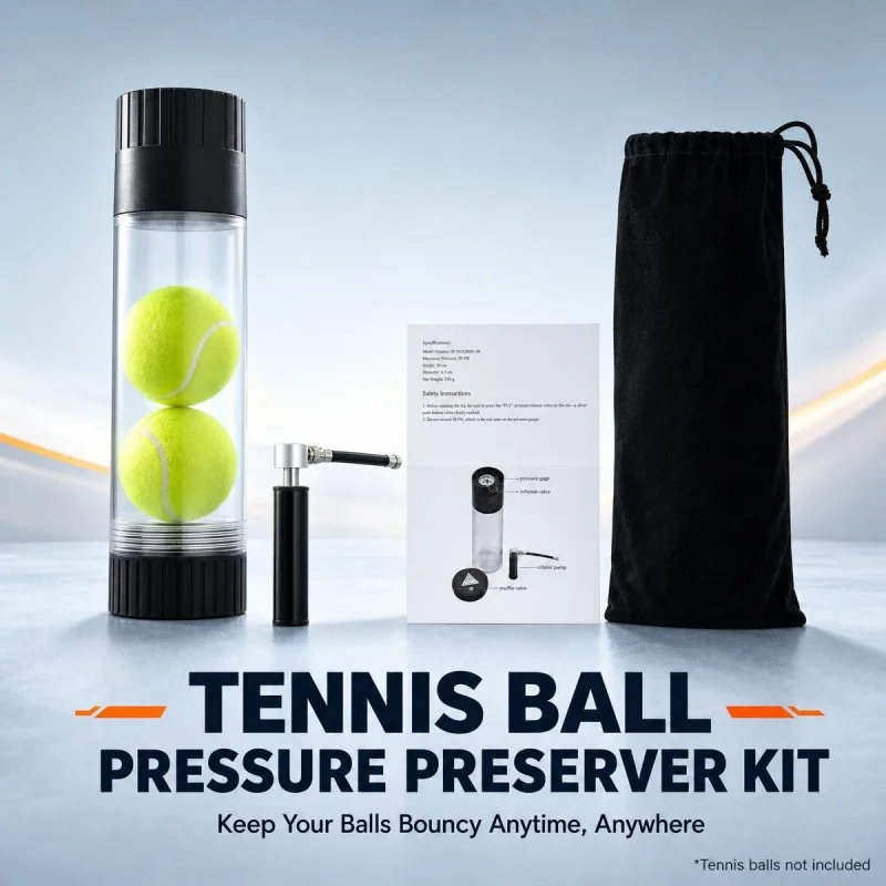tennis-ball-pressurizer-kit-matte-transparent-pressure-preserver-inflation-pump-storage-bag-padel-accessories-for-tennis