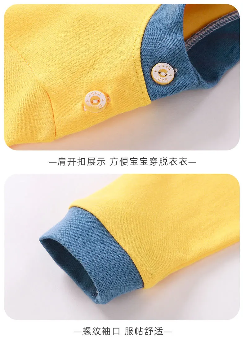 Neues Baby-Herbst-Baumwoll-Warm-Cartoon-Unterwäscheset Weiche Atmungsaktive Hauskleidung für Mädchen Jungen Kinder Dehnbare Freizeit-Pyjamas für Kinder – Detail 13
