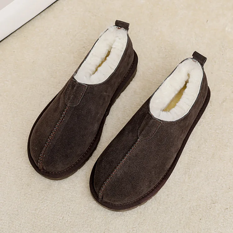 

NEW Shoes for Man Cotton Slippers Winter Casual Indoor Outdoor Non Slip Shoes Warm Velvet Sneakers Men Women Snow Slippers