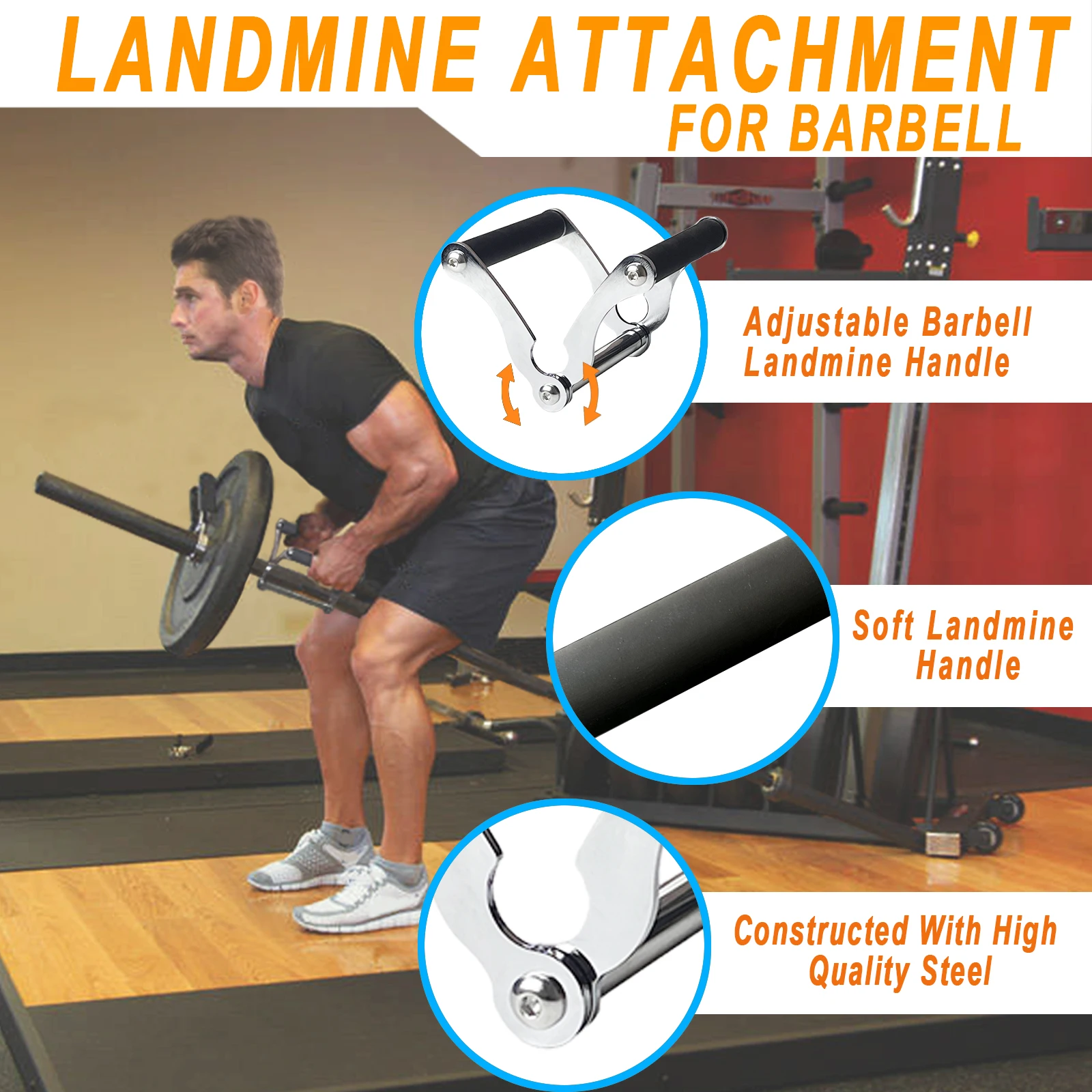 Gym V-shaped bottom link accessories fitness weightlifting exercise handle, Cable Attachments Gym Handles