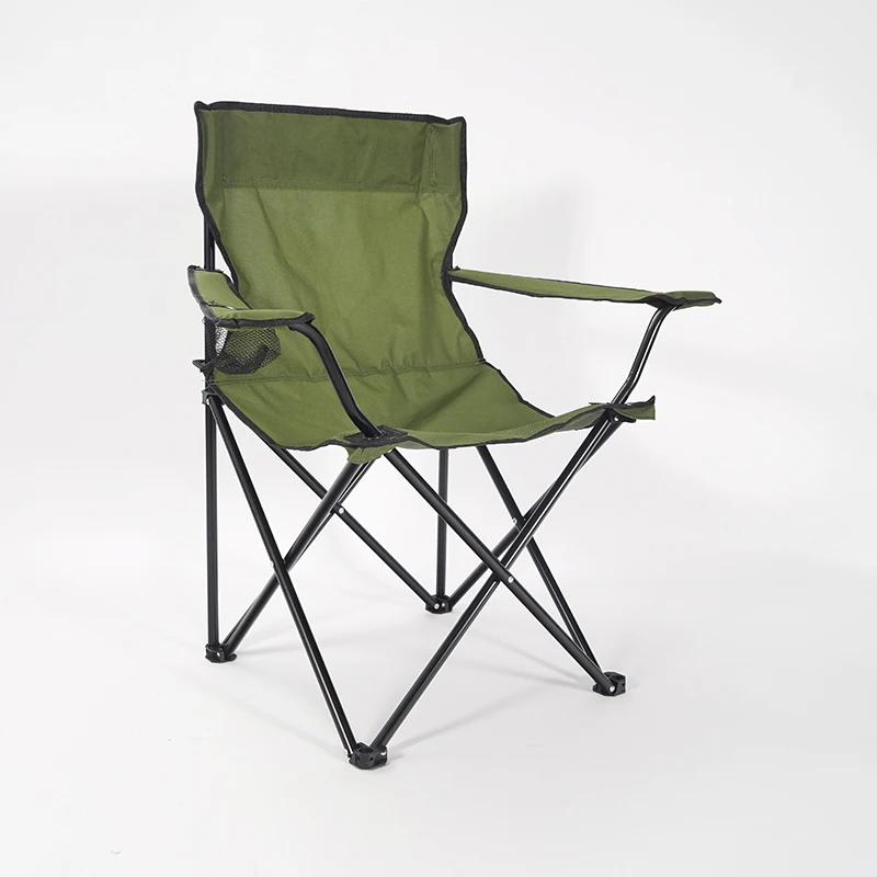Lightweight Modern Steel Frame Camping Chair with Oxford Fabric Breathable & Durable Outdoor Furniture