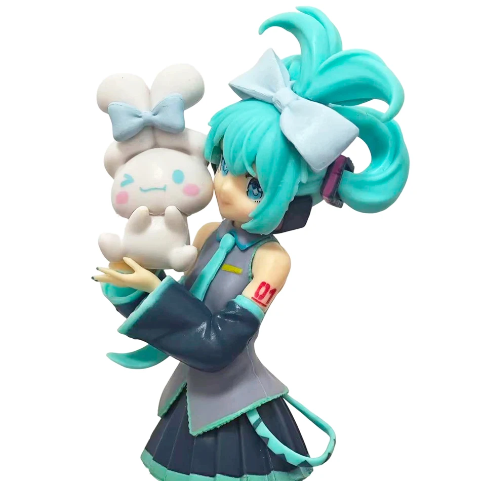 HATSUNE MIKU, mehrfach bewegliche Actionfiguren, süßes Hochzeitskleid, Hatsune Miku Serie, PVC-Sammelmodelle für Fans. – Detail 5