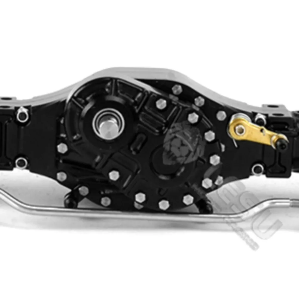 متوفر في المخزون LESU جبهة تفاضلية معدنية من خلال محور تخفيض العجلات 1/14 مركبة يتم التحكم بها عن بُعد ملحقات ترقية TAMIYA #1