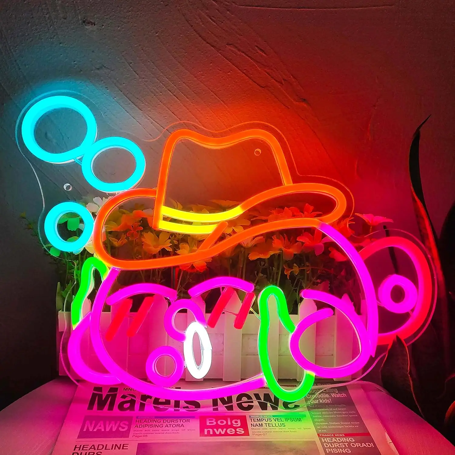 

Неоновая вывеска в японском стиле аниме с USB регулируемой яркостью, светодиодная лампа для спальни, игровой комнаты, бара, украшения дома, аниме-вентилятор, подарки