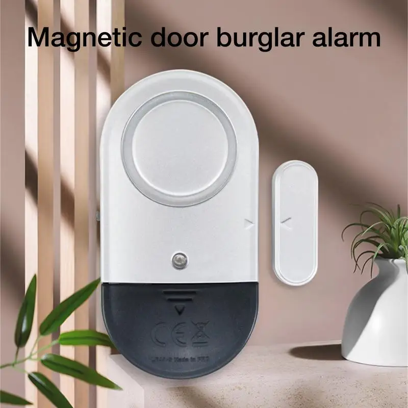 Door Window Alarm Magnetic Sensor Door Window Alarm For Kids Magnetic Alarm Door Sensor Door Ringer Chime Entry Alert Chime For