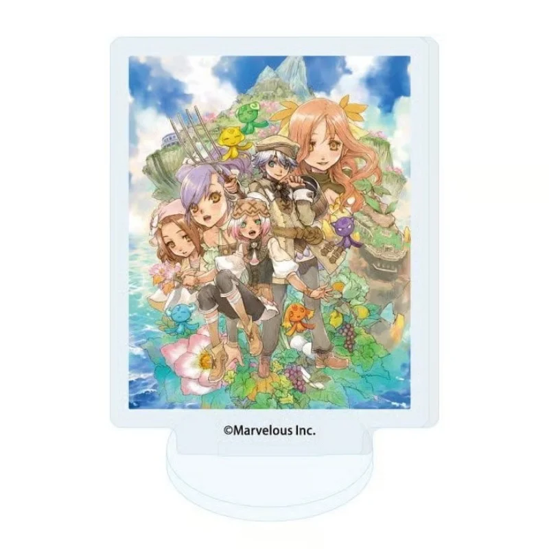 Anime Game Story of Seasons 15CM Rectangle Acrylic Stand Model Plate Keychain Hart/Tita/EdaRaeger Collection Gifts Desk Decor