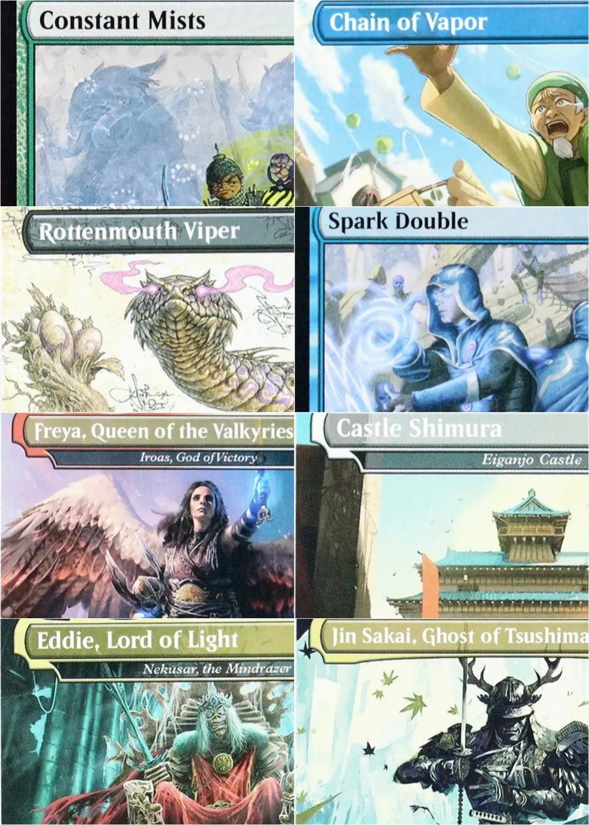 

SLD "Eddie, Lord of Light Magical/Kratos,God of War/Path to Exile" Proxy Cards Top Quality Gathering Board Playing Trading Cards